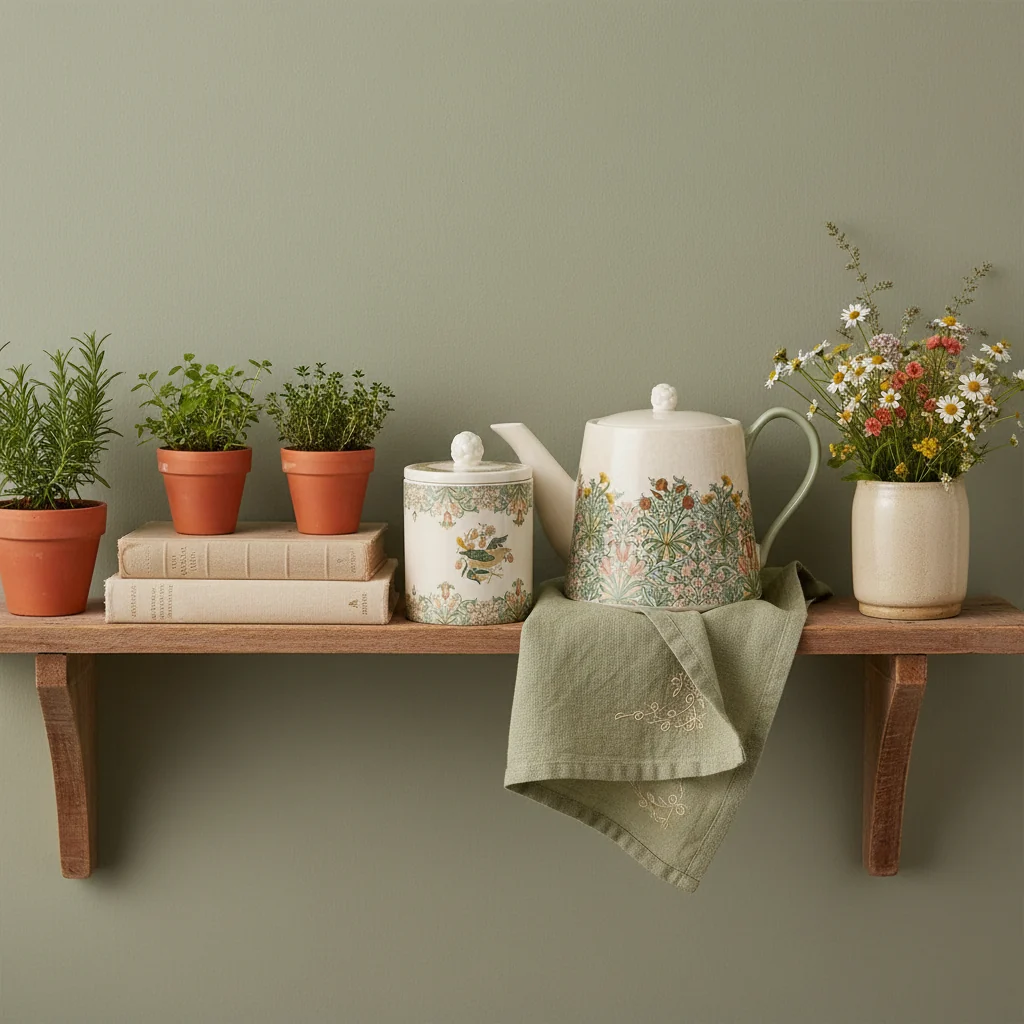William Morris At Home Kitchen Garden Sugar Bowl and Creamer Jug Set - Image 12