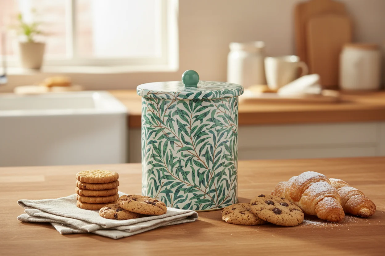 William Morris Biscuit Barrel, Willow - Image 2