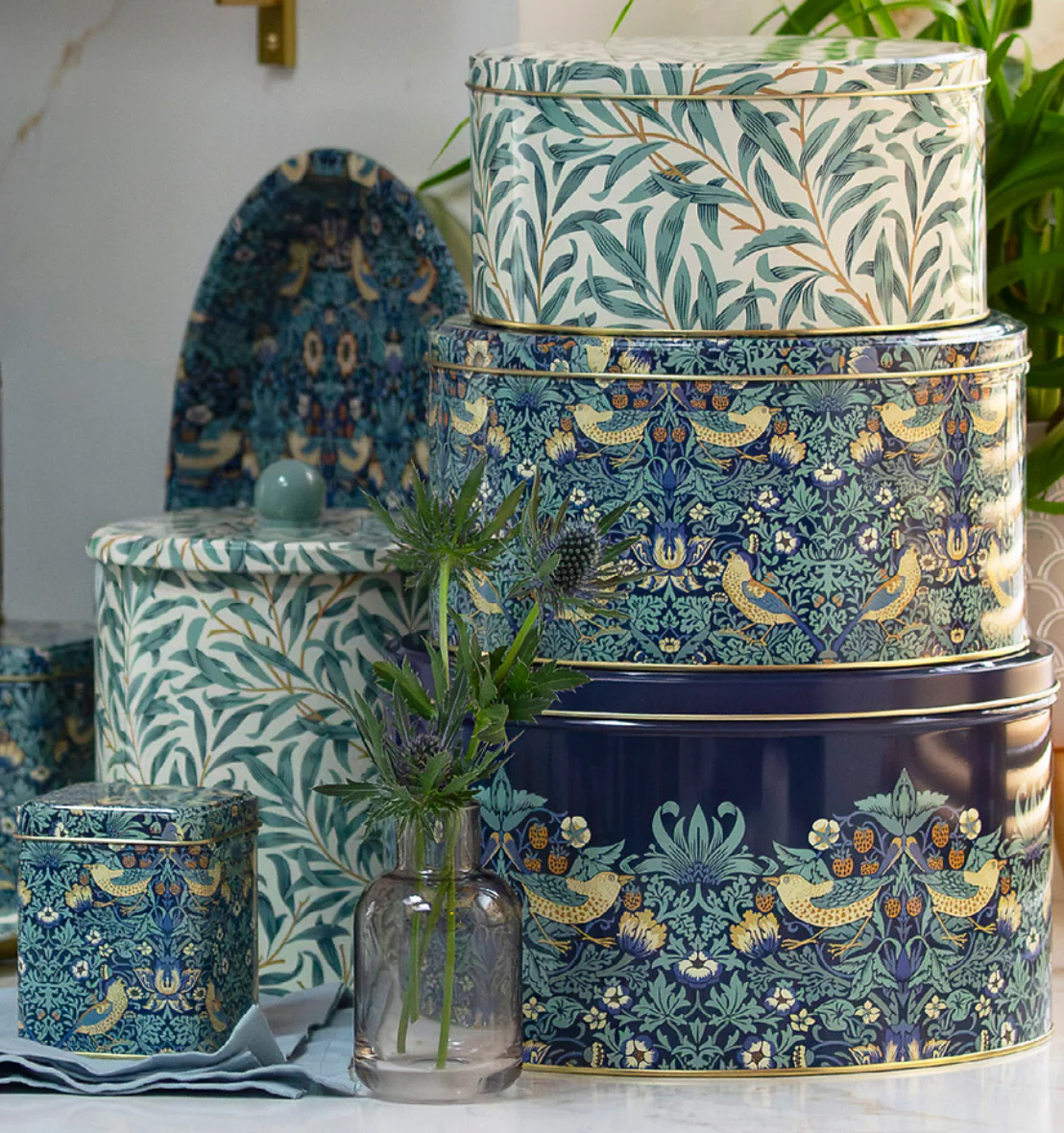 William Morris Biscuit Barrel, Willow - Image 5