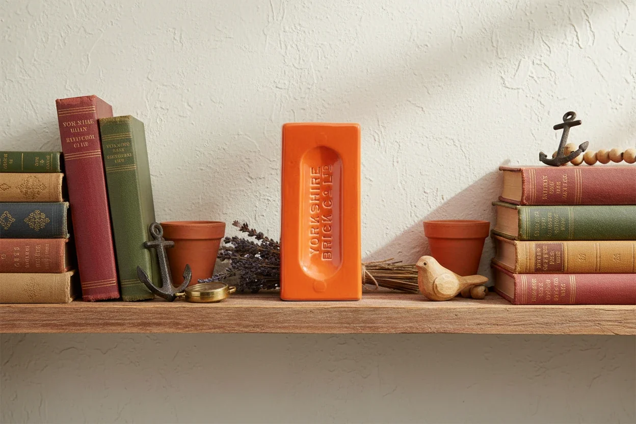 Yorkshire Brick Vase, Orange - Image 3