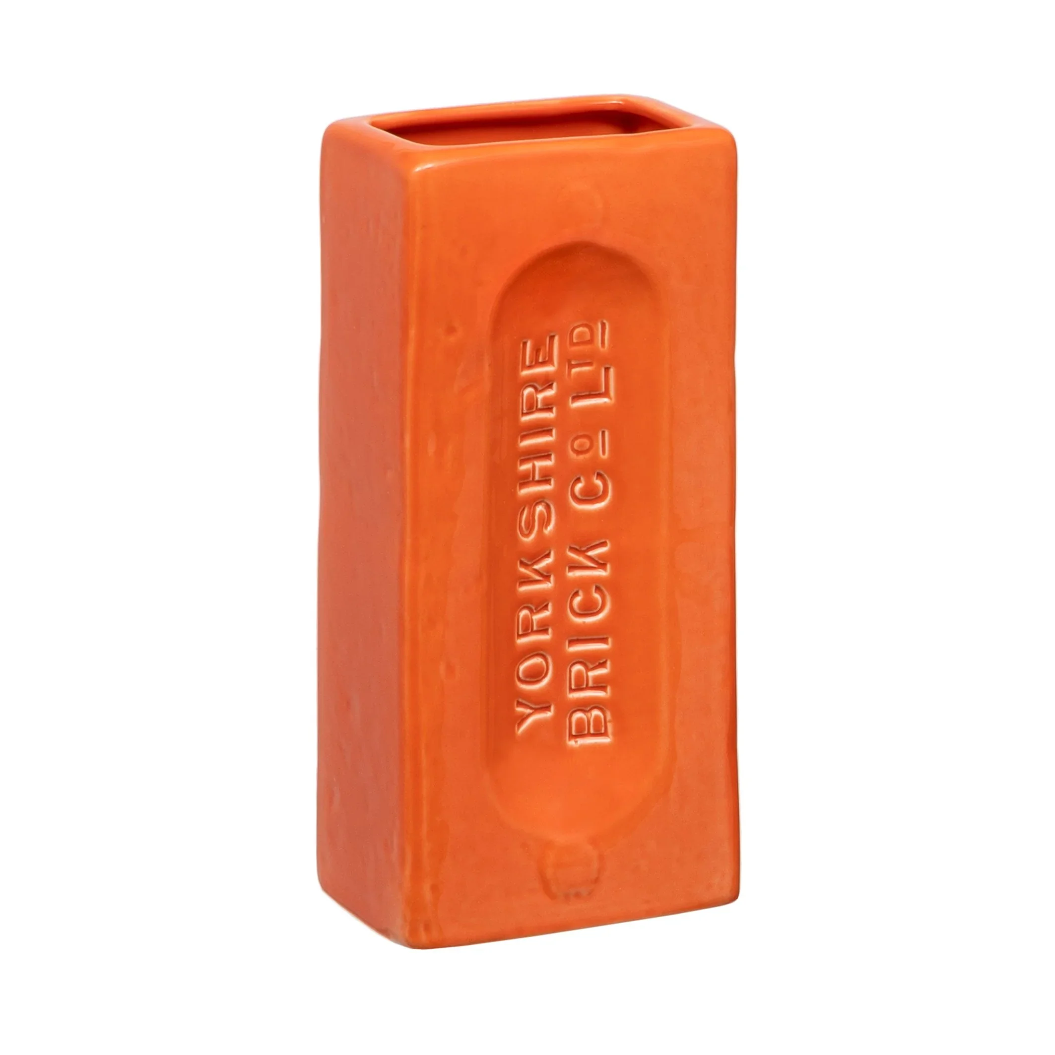 Yorkshire Brick Vase, Orange - Image 4