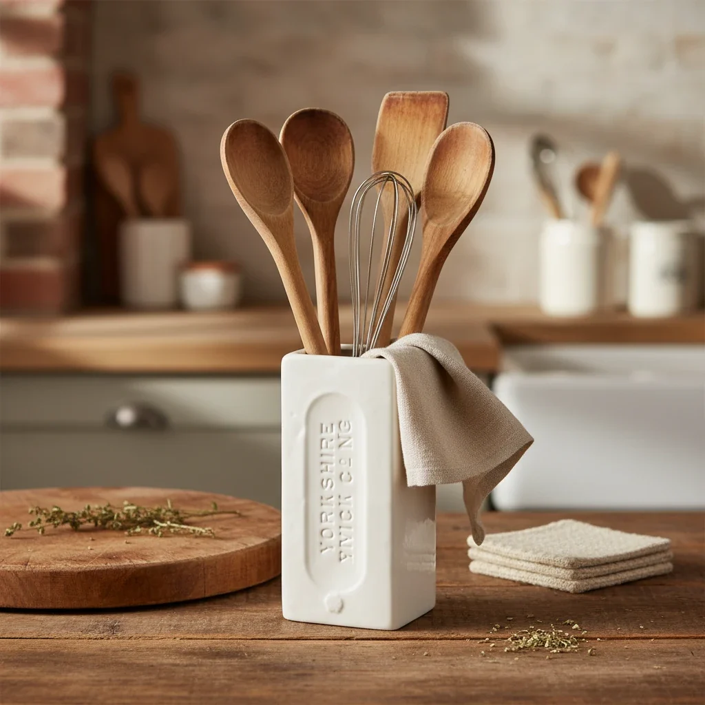 Yorkshire Brick Vase, White - Image 3