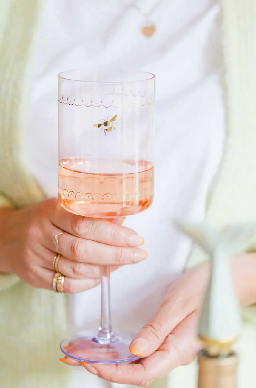 Yvonne Ellen Bee Wine Glasses, ( Set Of Two ) - Image 7