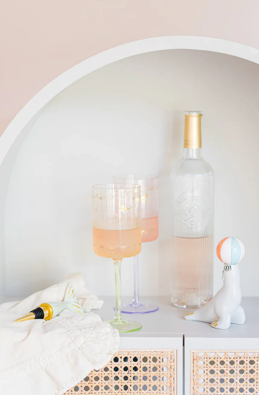 Yvonne Ellen Bee Wine Glasses, ( Set Of Two ) - Image 8