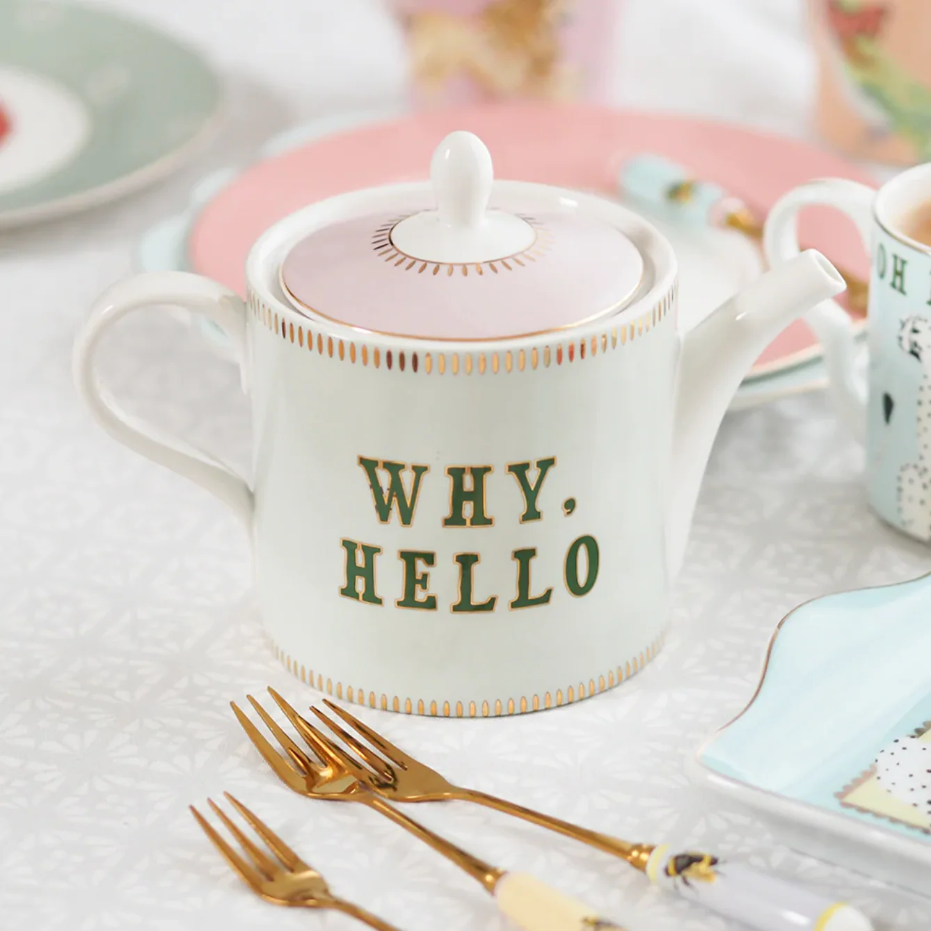 Yvonne Ellen Cake Fork Set, Bee - Image 4