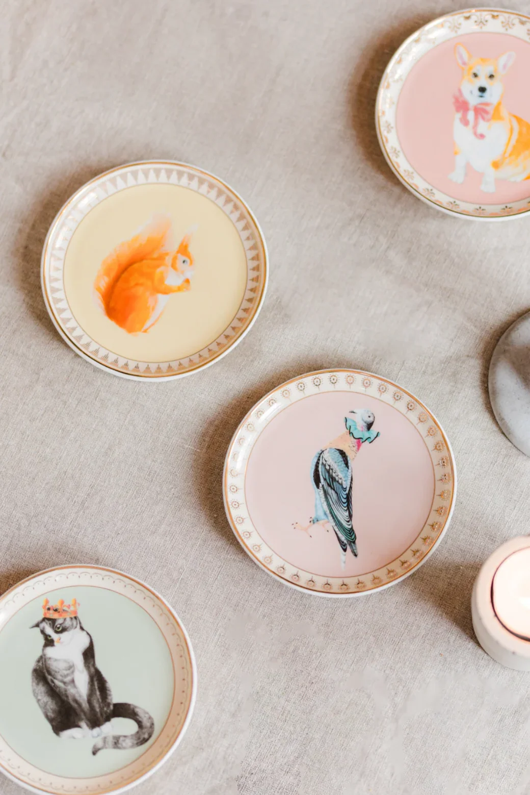 Yvonne Ellen Best Of British Ceramic Coasters, Set Of 4 - Image 3