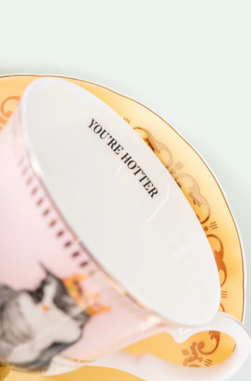 Yvonne Ellen Best Of British Cup & Saucer, Set Of 2 - Image 4