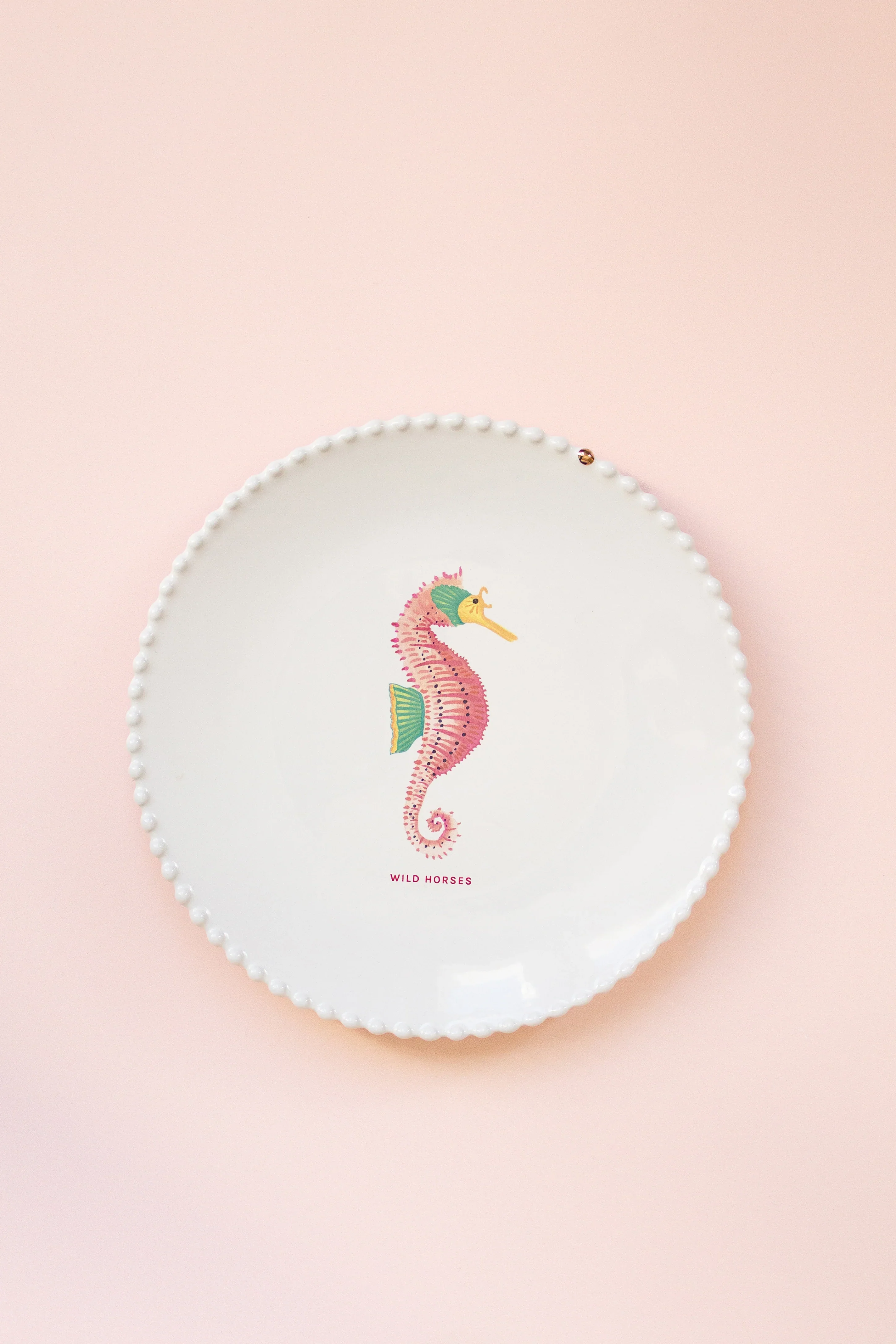 Yvonne Ellen Bobble Side Plate, Seahorse