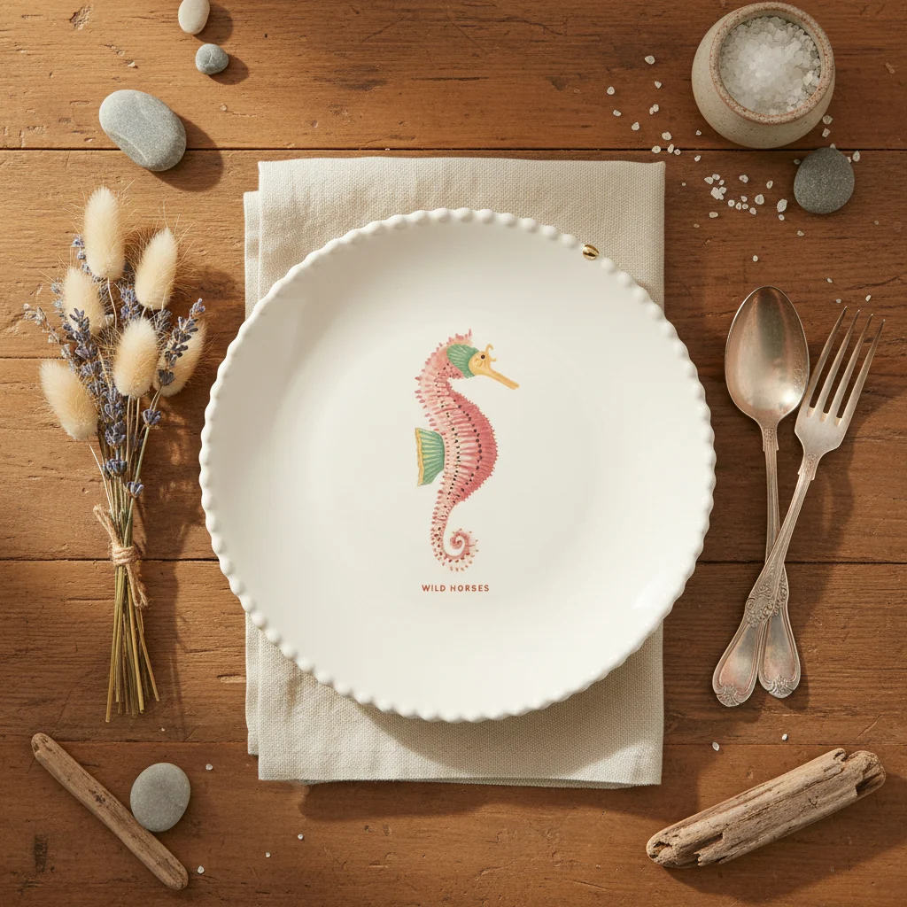 Yvonne Ellen Bobble Side Plate, Seahorse - Image 6
