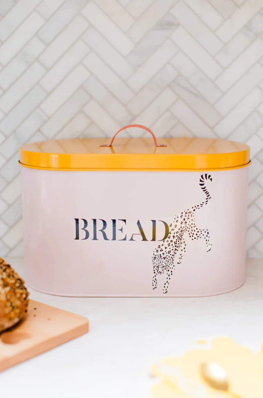 Yvonne Ellen Cheetah Bread Bin - Image 3