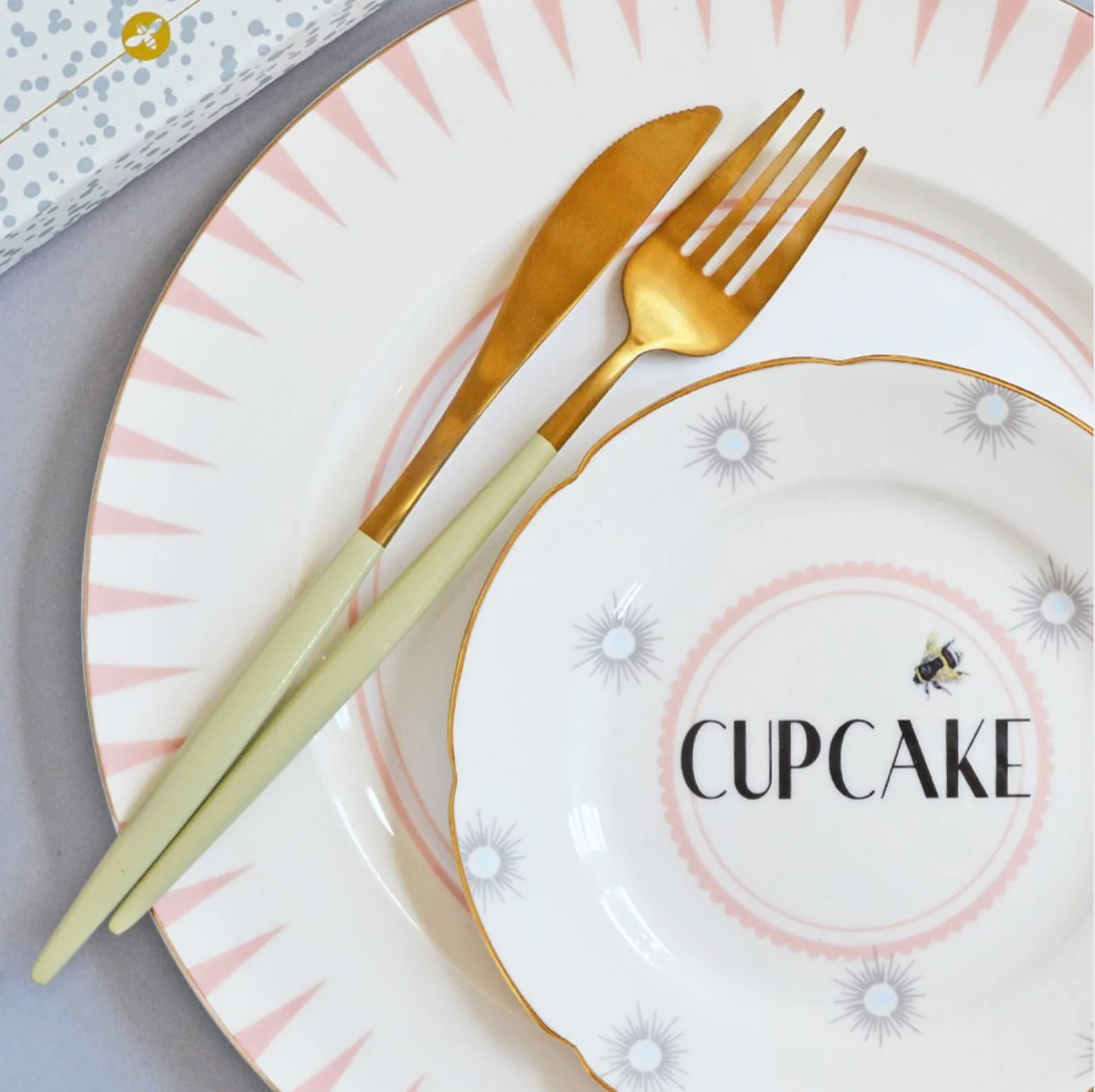 Yvonne Ellen Cheeky Tea Plates, Set Of 4 - Image 5