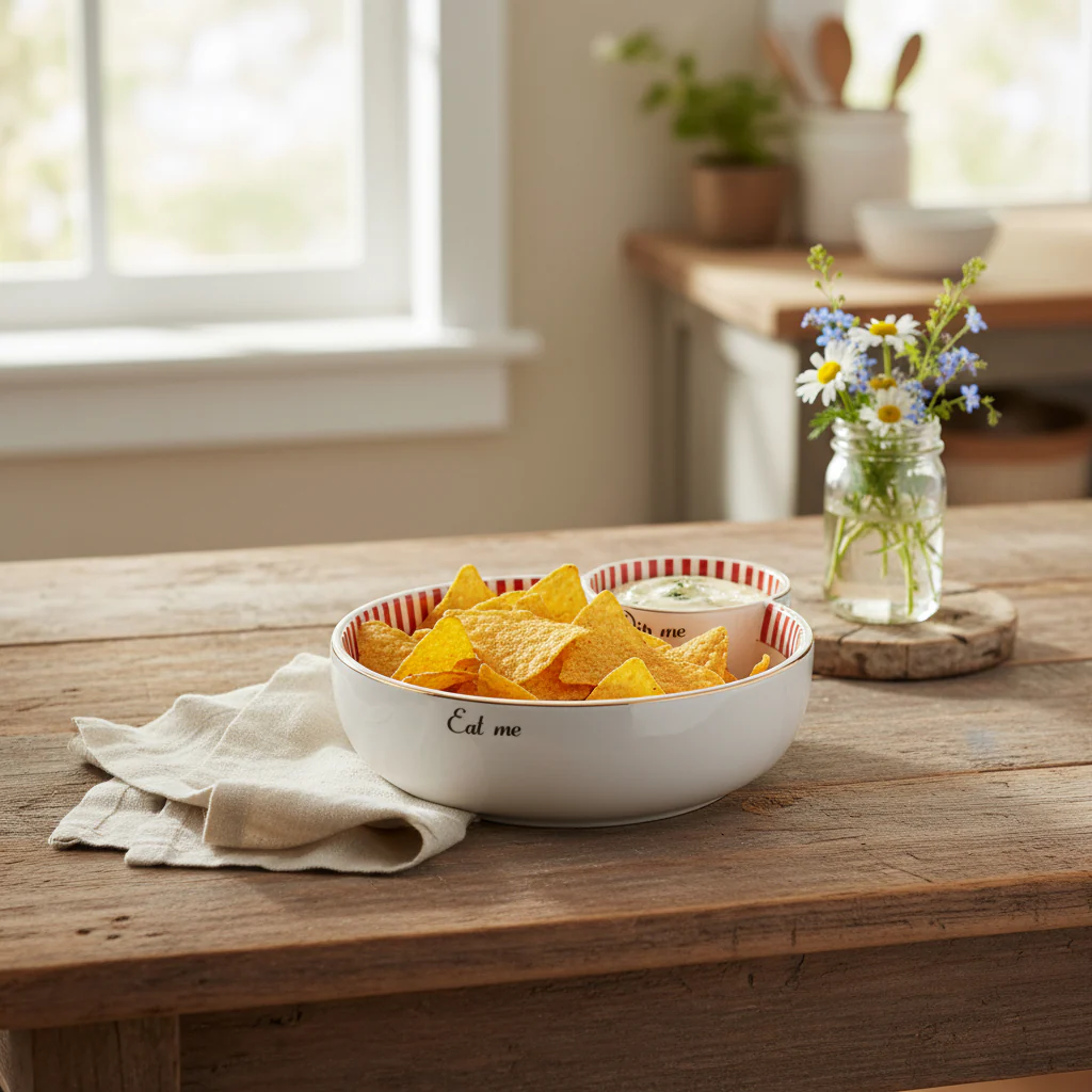Yvonne Ellen Chip & Dip Serving Bowl - Image 9