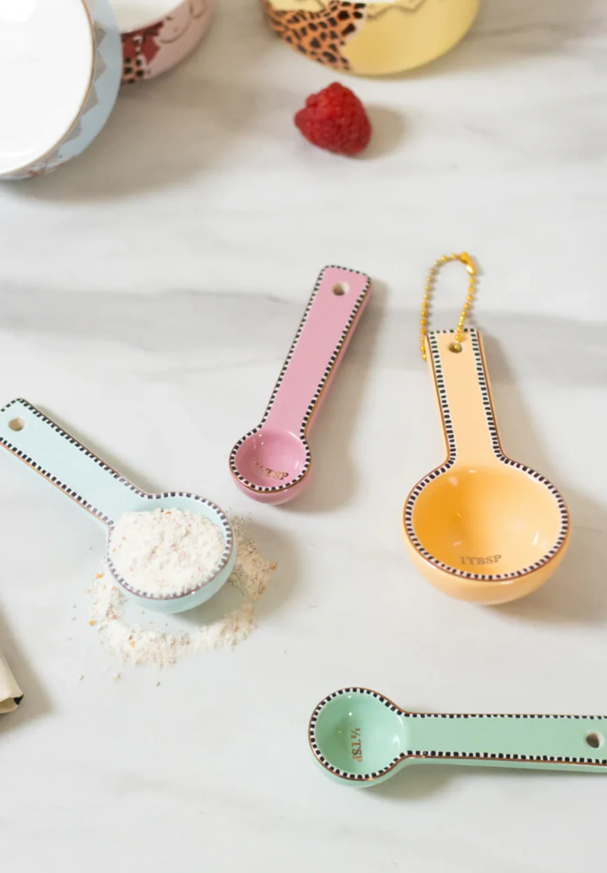 Yvonne Ellen Fine Bone China Measuring Spoons (Set Of 4) - Image 2