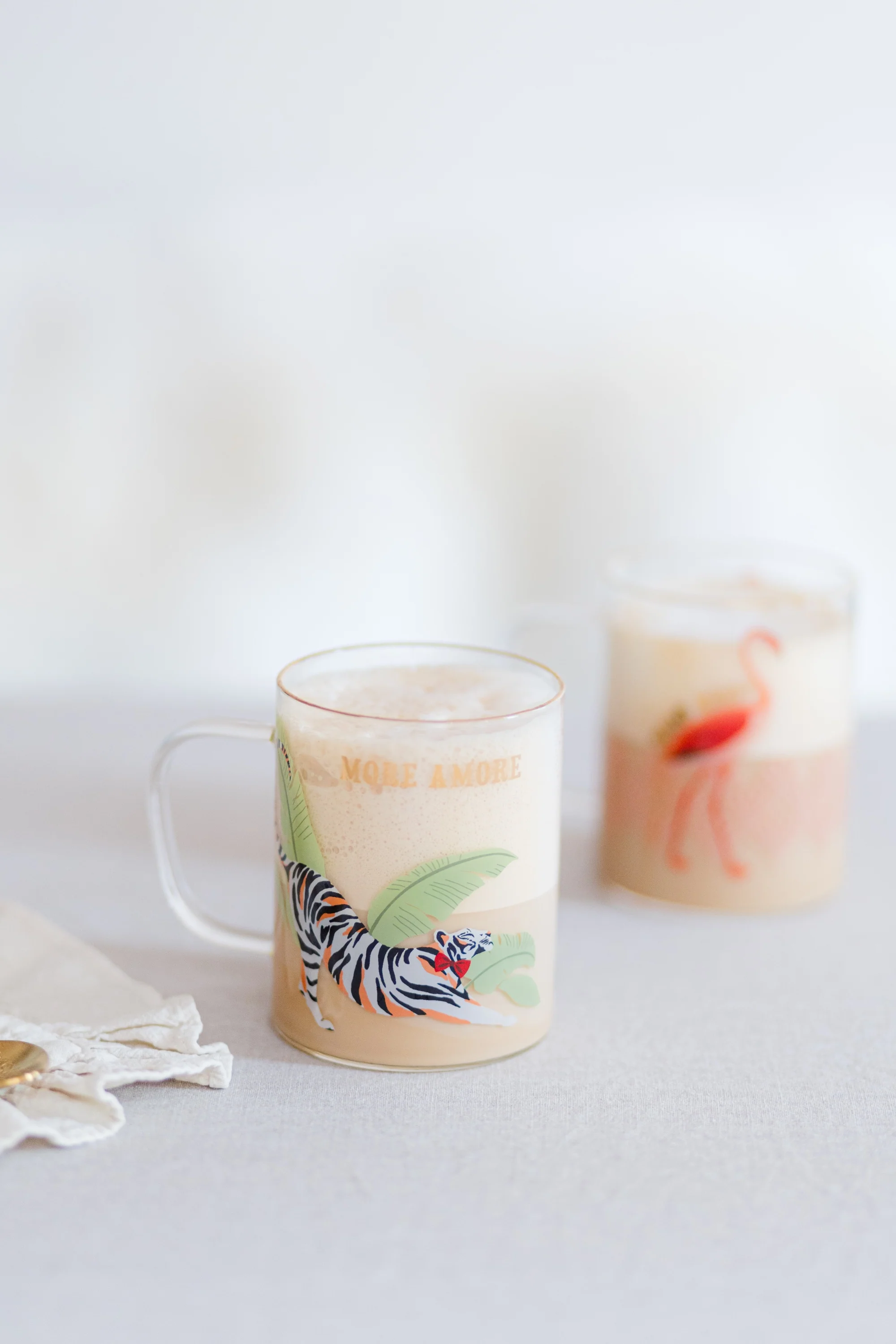 Yvonne Ellen Glass Mug, Tiger - Image 3