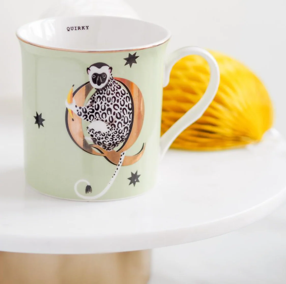 Yvonne Ellen Gold Edition Alphabet Mug Small - Image 11