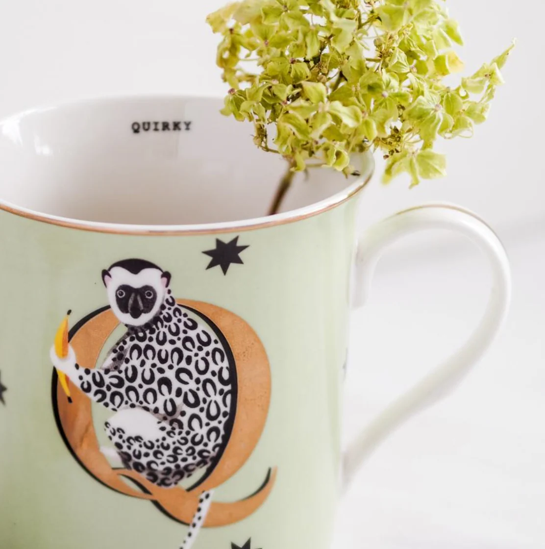 Yvonne Ellen Gold Edition Alphabet Mug Small - Image 12