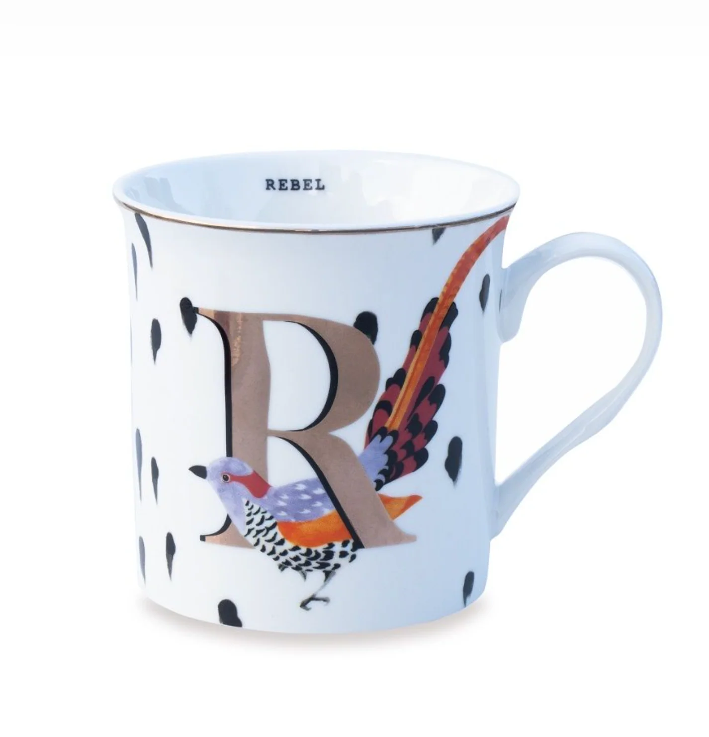 Yvonne Ellen Gold Edition Alphabet Mug Small - Image 31