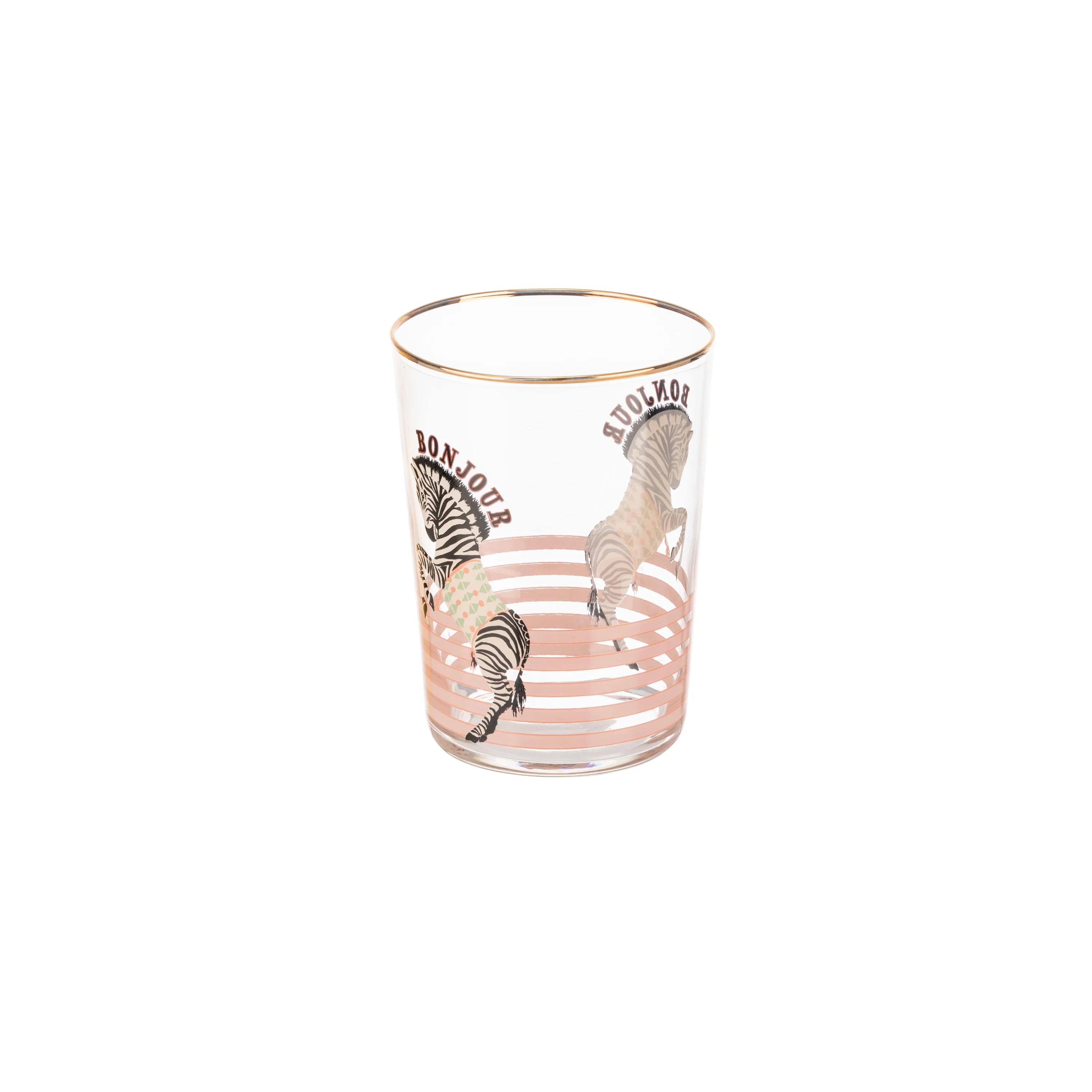 Yvonne Ellen Hi Ball Glass, Zebra - Image 5