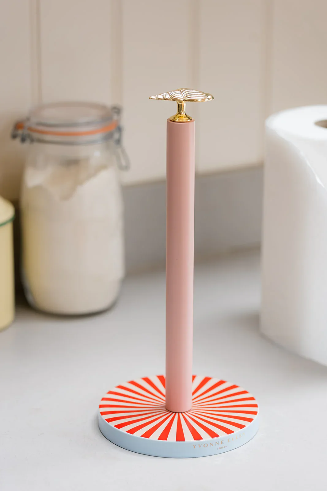 Yvonne Ellen Kitchen Roll Holder, Shell - Image 2