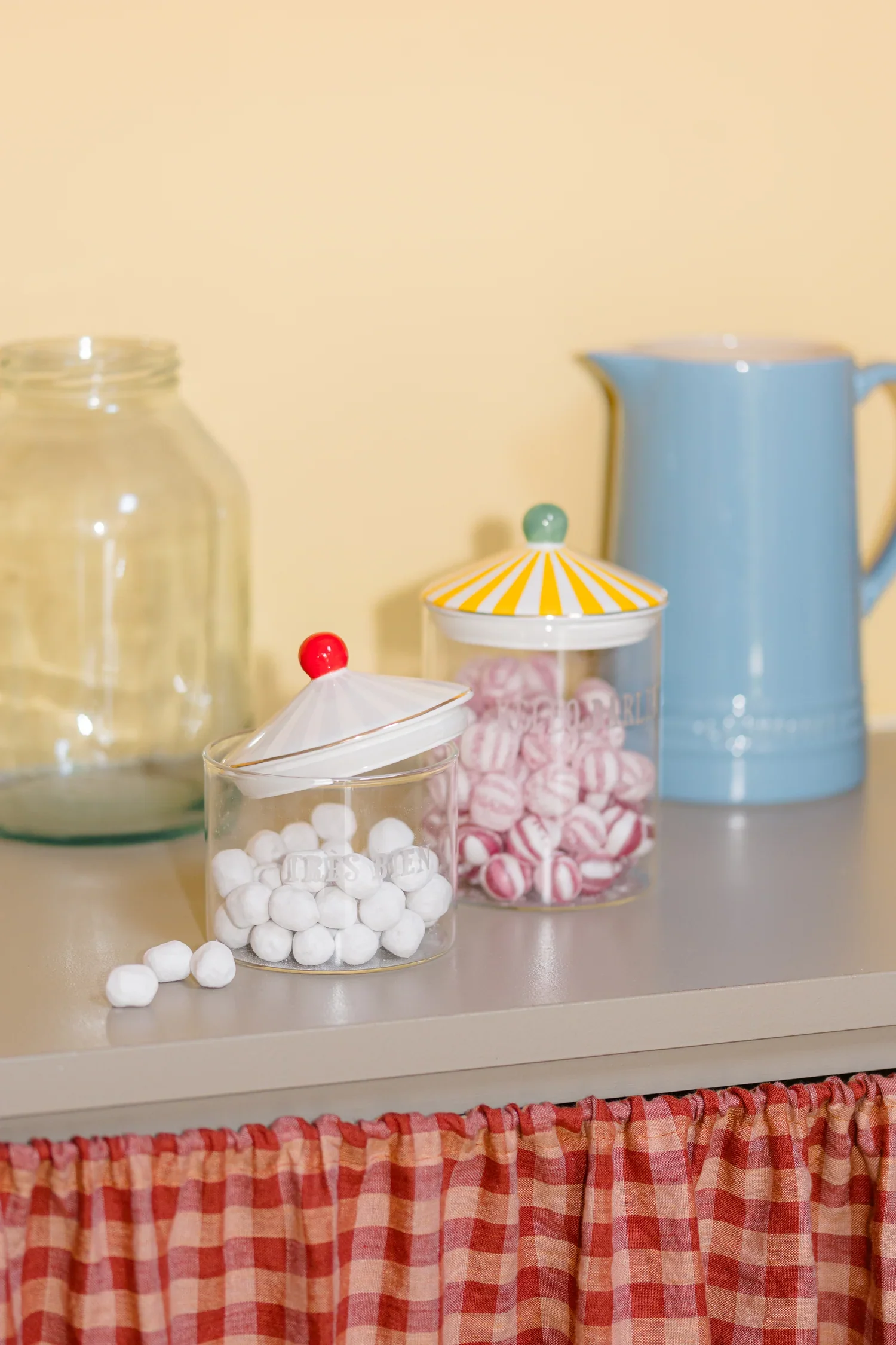Yvonne Ellen Medium Glass Storage Jar, Hello Darling - Image 4