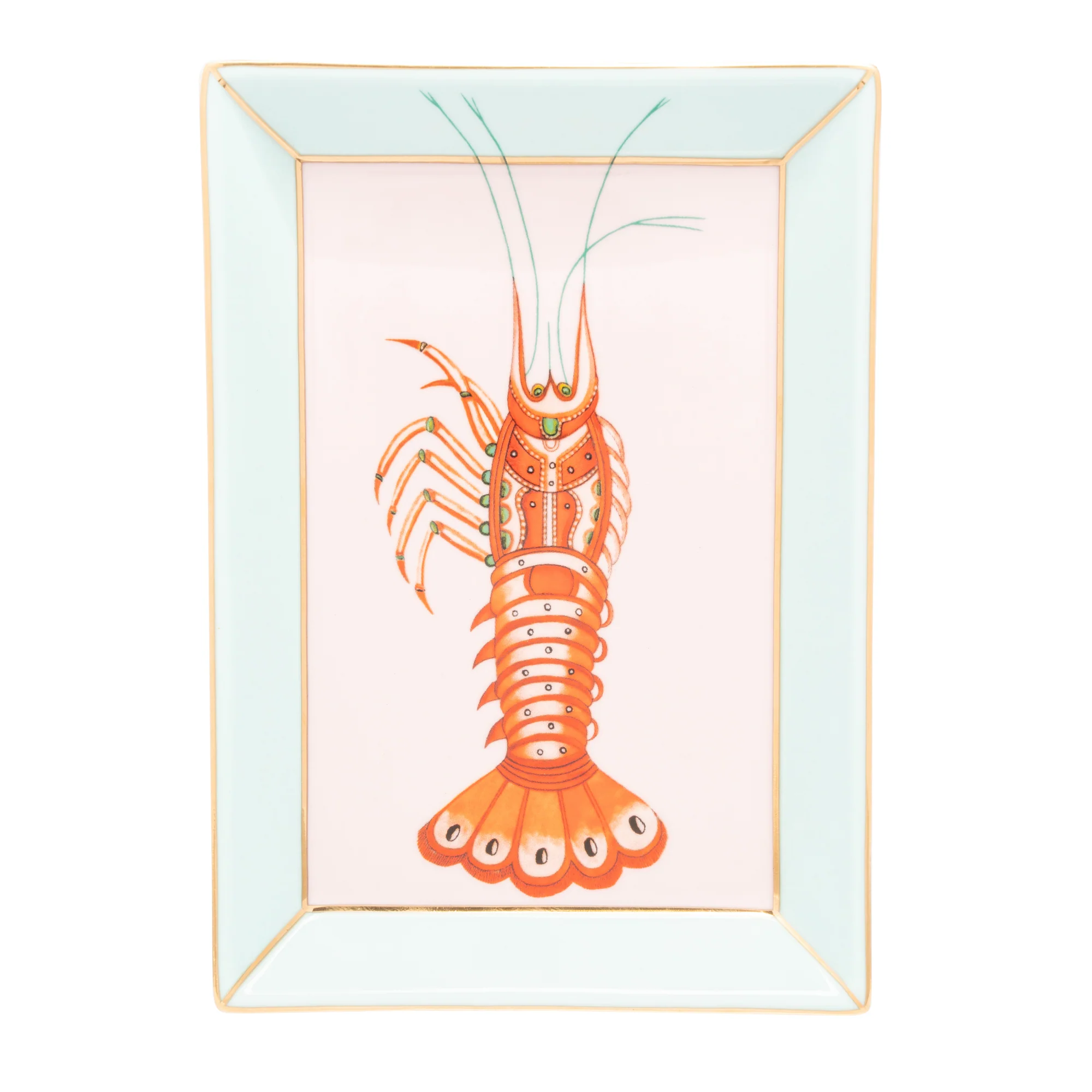 Yvonne Ellen Rectangular Plate, Lobster - Image 5