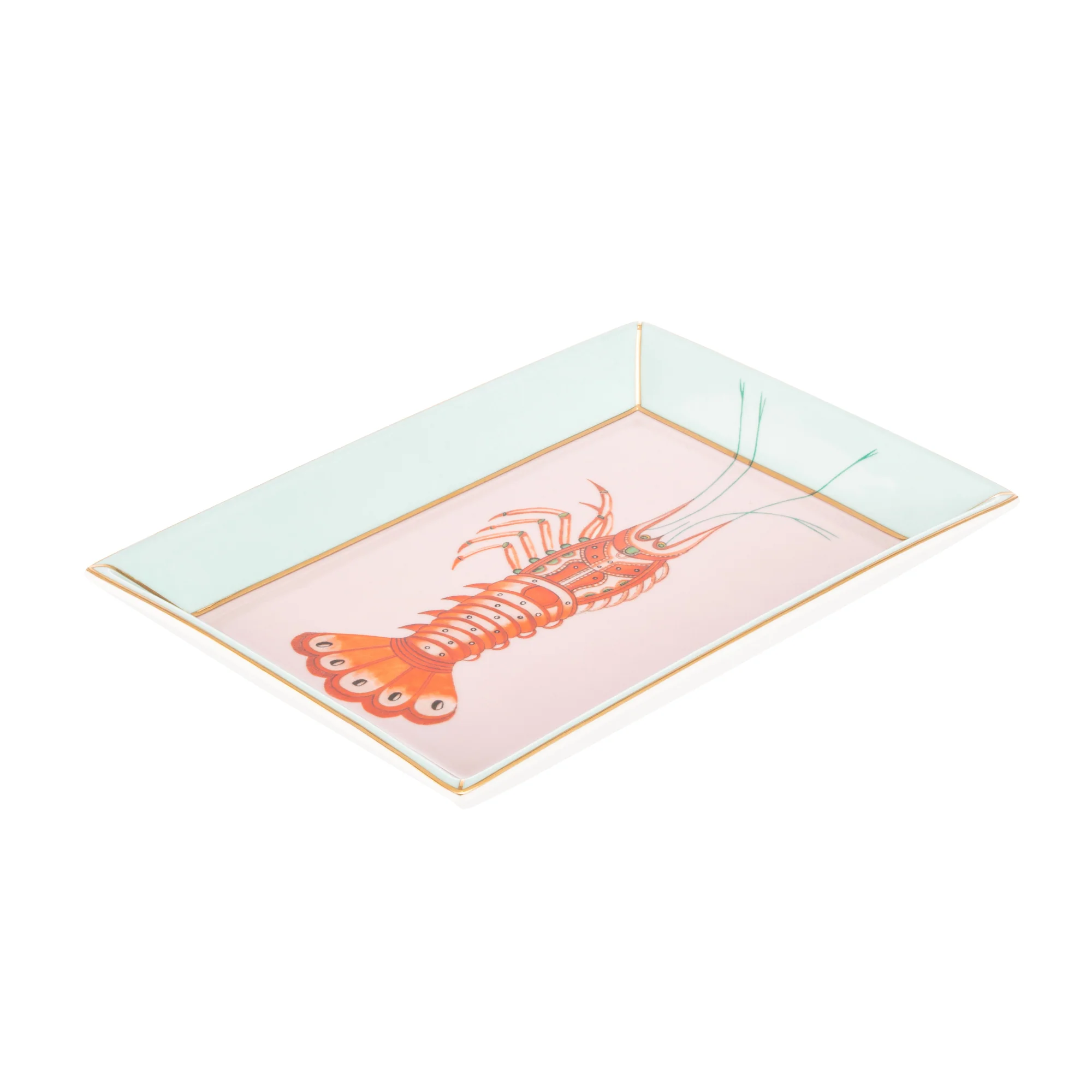 Yvonne Ellen Rectangular Plate, Lobster - Image 6