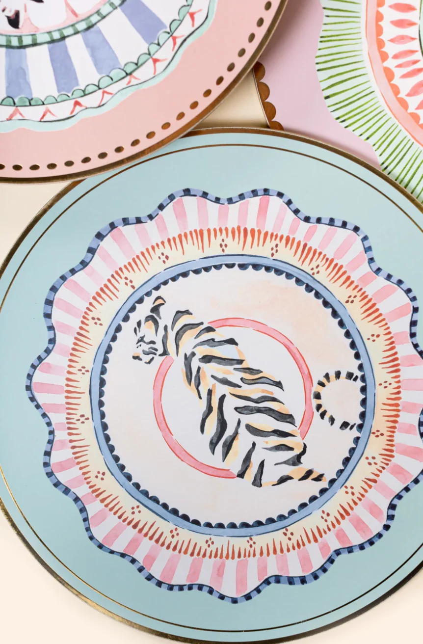 Yvonne Ellen Round Animals Placemats (Set Of 4) - Image 10