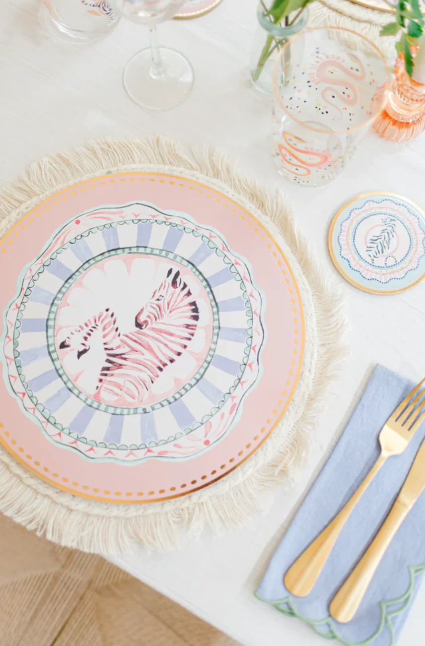 Yvonne Ellen Round Animals Placemats (Set Of 4) - Image 11