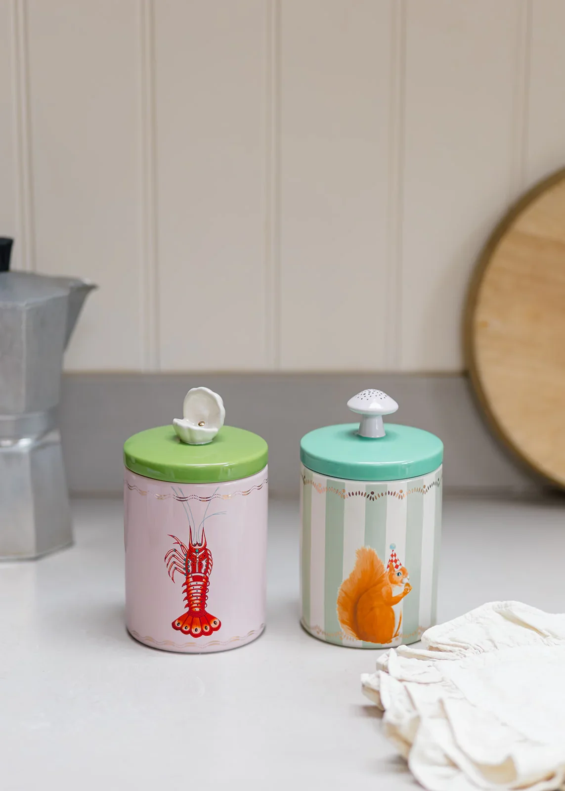 Yvonne Ellen Round Storage Jar, Squirrel - Image 6