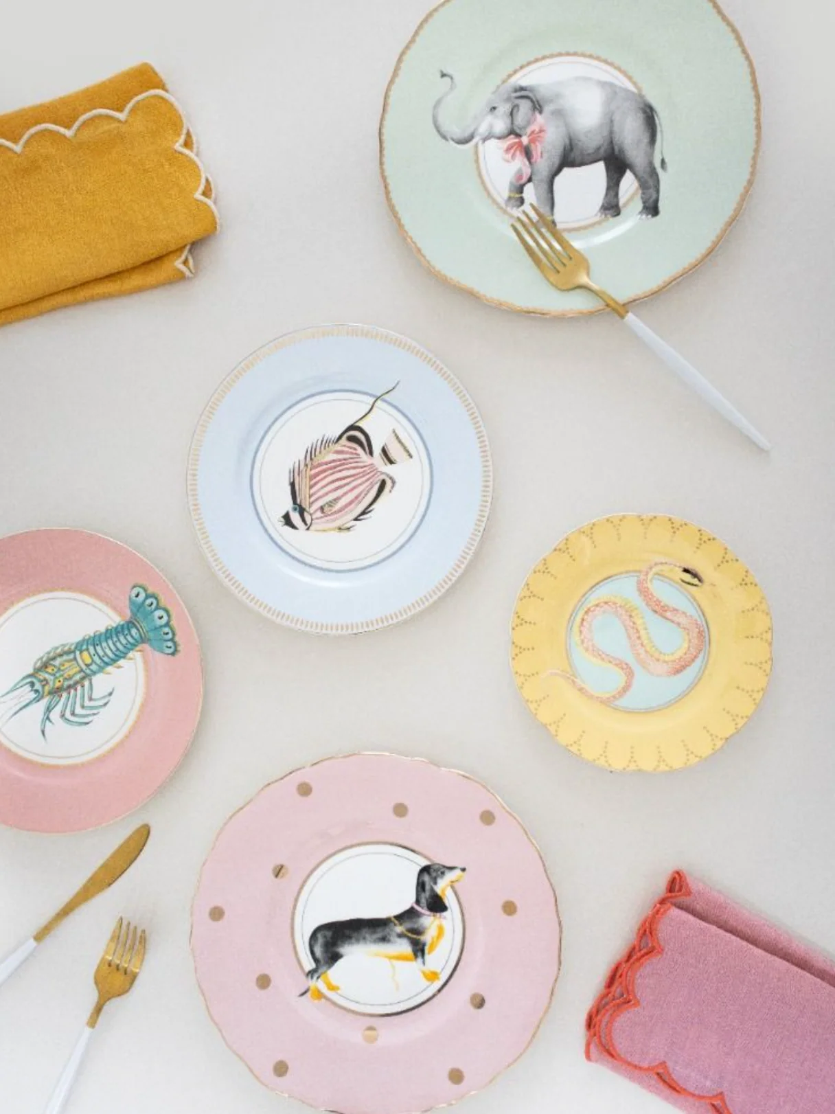Yvonne Ellen Sandwich Plate, Elephant - Image 4