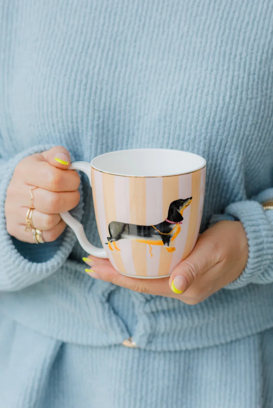 Yvonne Ellen Sausage Dog Large Mug - Image 2