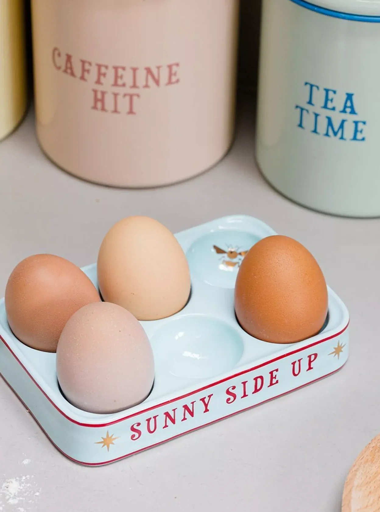 Yvonne Ellen Sunny Side Up Ceramic Egg Holder - Image 2