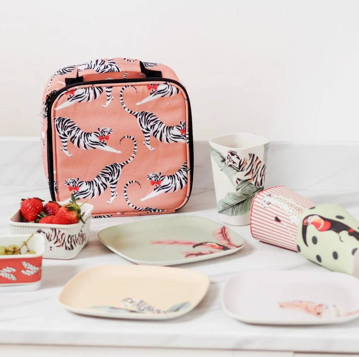 Yvonne Ellen Tiger Lunch  Bag - Image 5