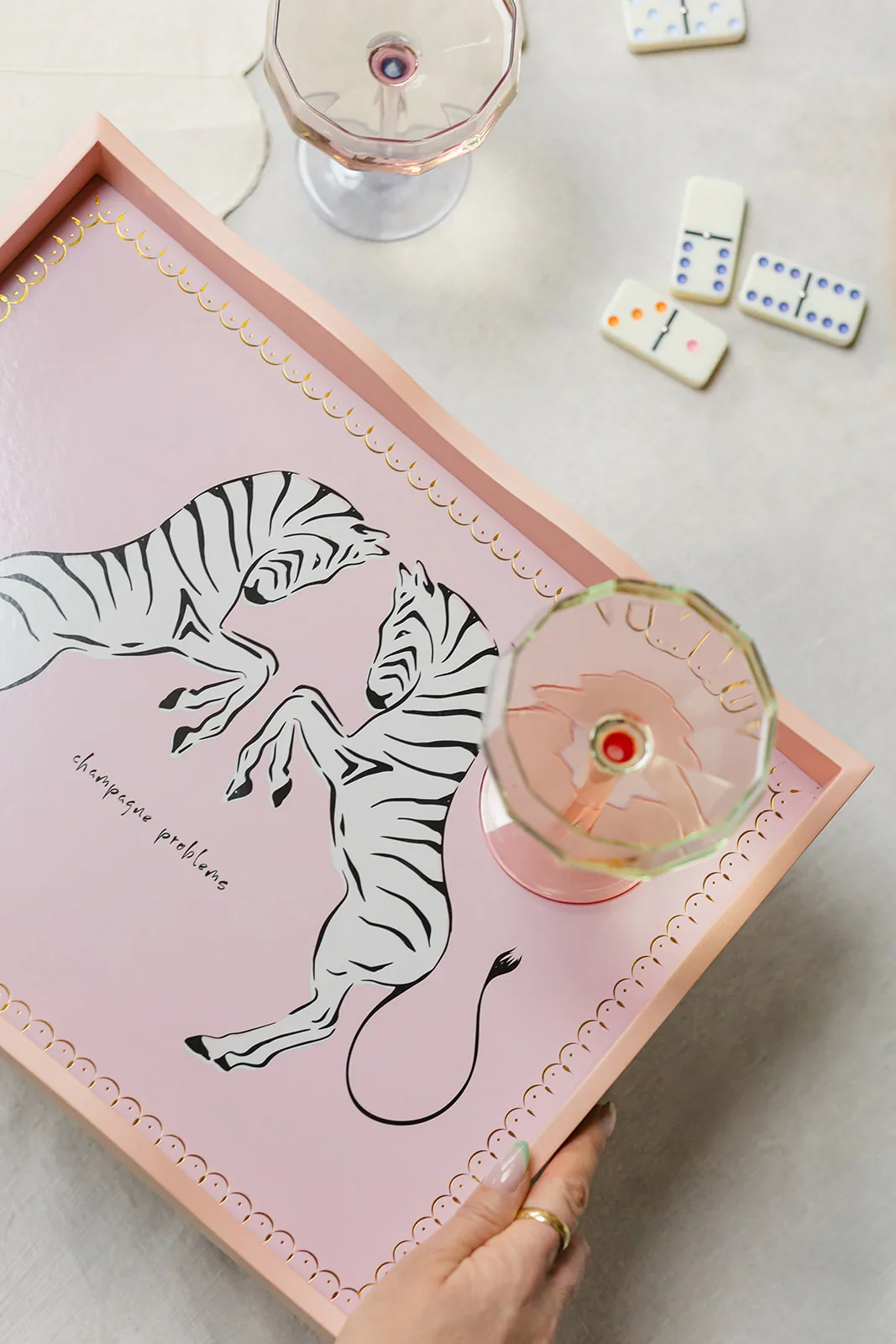 Yvonne Ellen Zebra Serving Tray - Image 3
